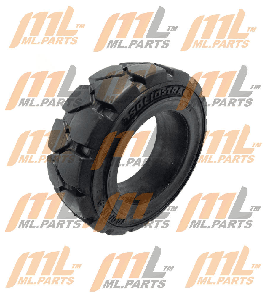 INDUSTRIAL TIRE SOLID 140/55-9 RIM 4