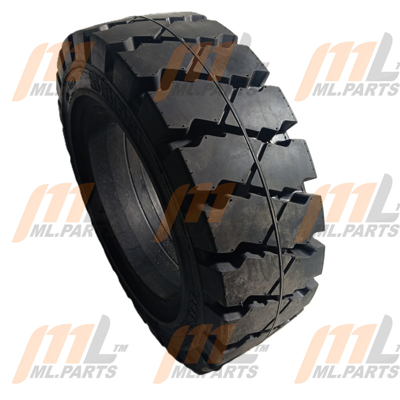 INDUSTRIAL-TIRE SOLID 28X9-15 RIM 7.00 GOLDEN CROWN